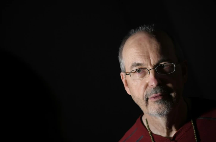 Le vidéaste américain Bill Viola au Palazzo Strozzi de Florence, le 8 mars 2017