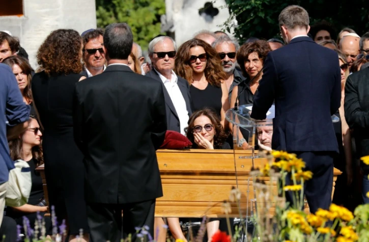 Obsèques de la styliste Sonia Rykiel, le 1er septembre 2016 à Paris