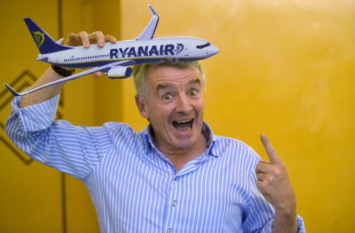 Le PDG de Ryanair Michael O'Leary Ă Rome, le 27 juin 2017