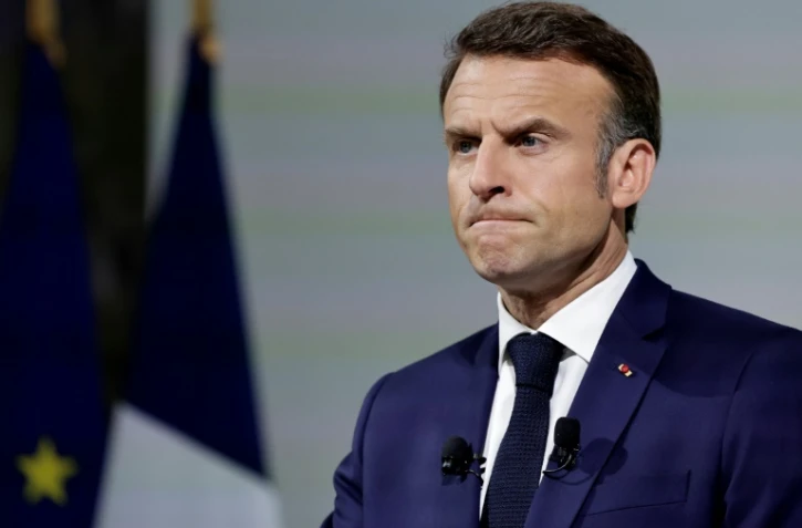 Le président Emmanuel Macron à Paris, le 12 juin 2024