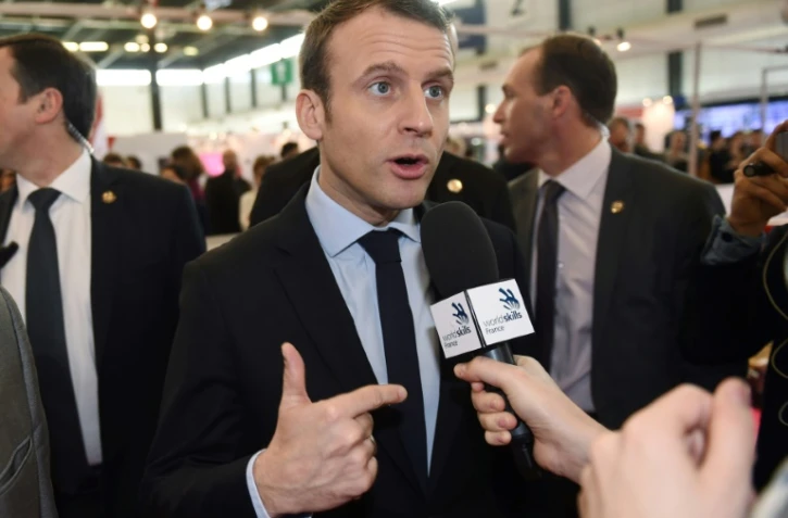 Emmanuel Macron en campagne le 10 mars 2017 à Bordeaux