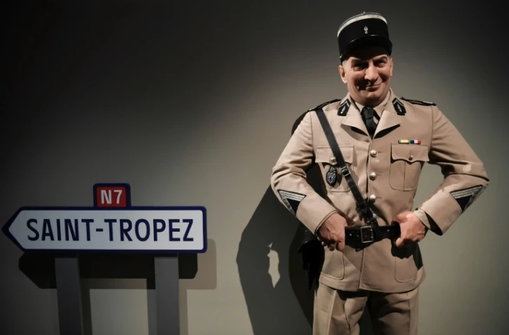 Statue de cire de Louis de Funès créé par de Stephane Barret pour le Musée Grévin, et exposée le 8 juillet 2020 à la Cinémathèque
