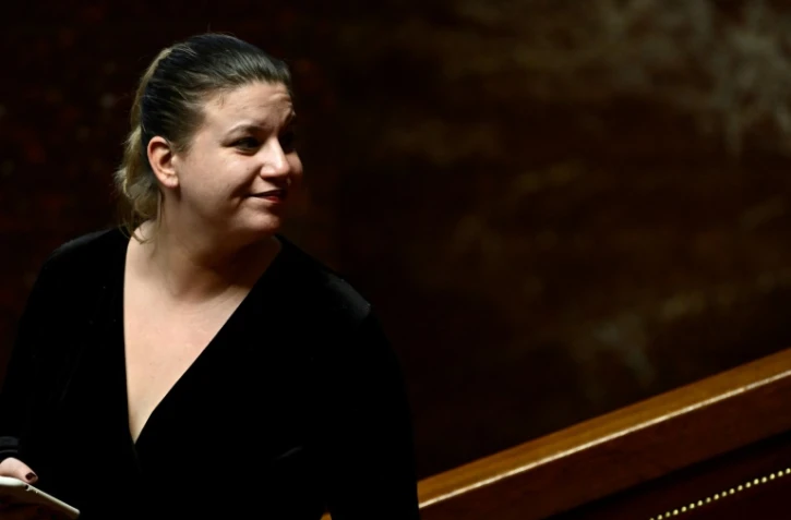 La cheffe de file des députés LFI Mathilde Panot, le 17 janvier 2024 à l'Assemblée nationale, à Paris