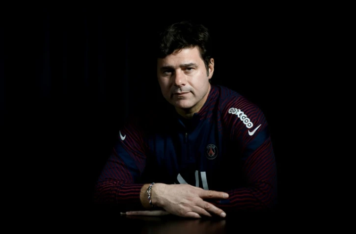 L'entraîneur argentin du Paris Saint-Germain Mauricio Pochettino le 1er mars 2021 au centre d'entraînement du PSG à Saint-Germain-en-Laye