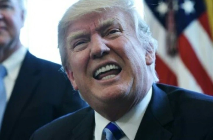 Le président Trump lâche la bride des militaires américains pour mener les opérations contre les jihadistes, ici le 24 mars à Washington