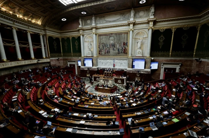 L'Assemblée nationale, le 27 octobre 2025, à Paris