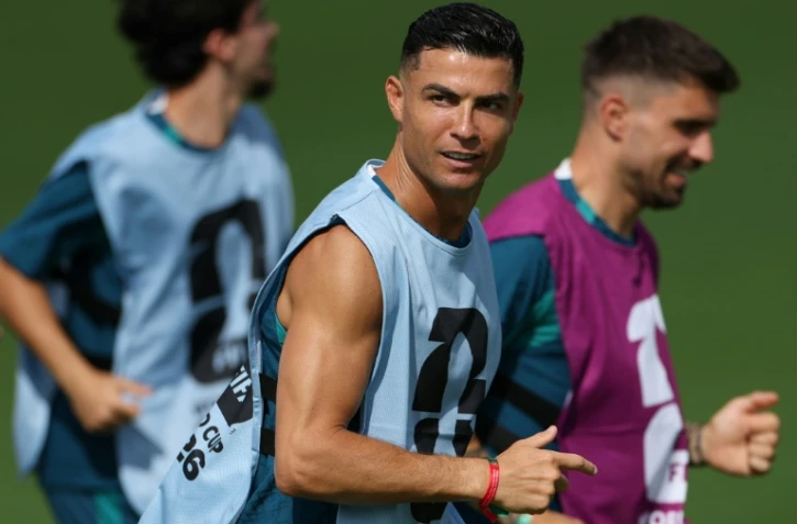 Cristiano Ronaldo à l'entraînement avec le Portugal, le 16 juin 2026 à Palm Beach Gardens,