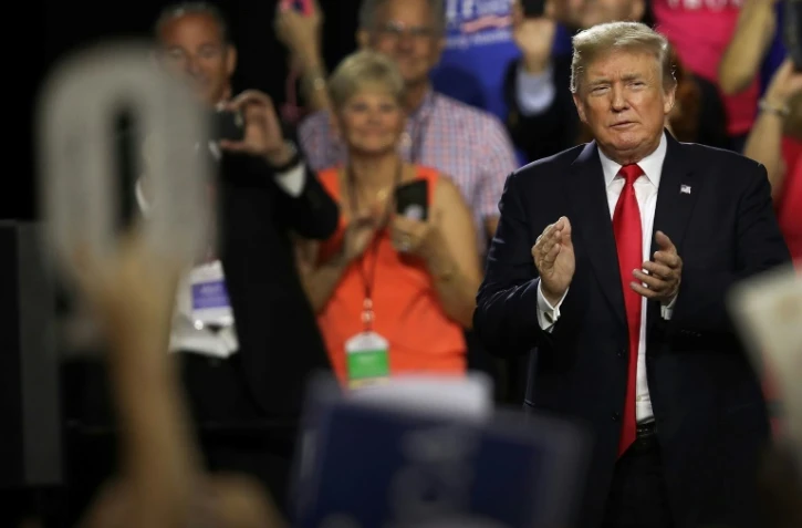 Le président américain Donald Trump à Tampa en Floride, le 31 juillet 2018