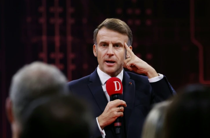 Le président Emmanuel Macron à Toulouse, le 12 novembre 2025