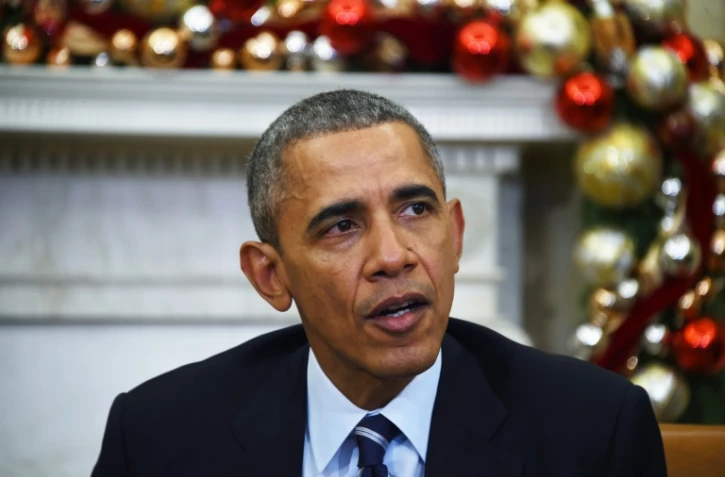 Le président américain Barack Obama à la Maison Blanche à Washington, le 3 décembre 2015