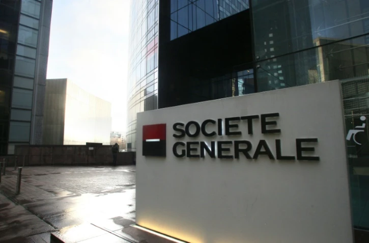 Le siège de la Société Générale dans le qartier de la Défense à Puteaux