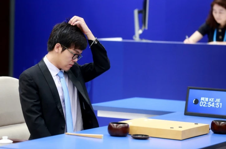 Le joueur de go chinois Ke Jie, 19 ans, le 23 mai 2017 à Wuzhen (est de la Chine)