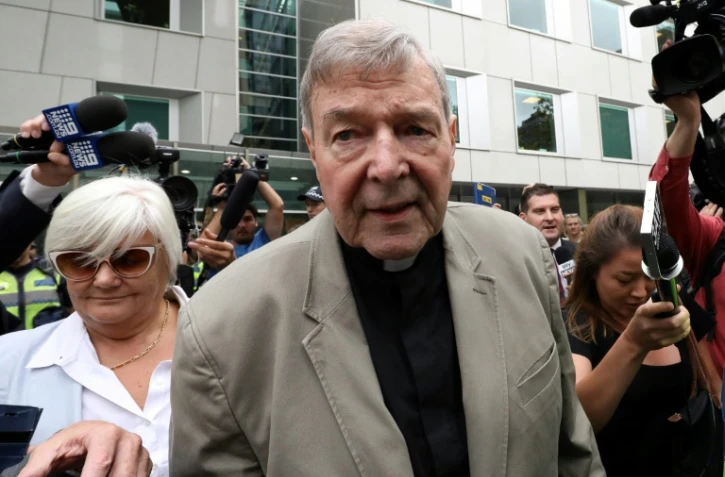 Le cardinal australien George Pell à Melbourne le 26 février 2019