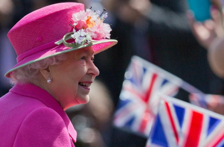 La reine Elizabeth II à son arrivée le 20 avril 2016 à Windsor