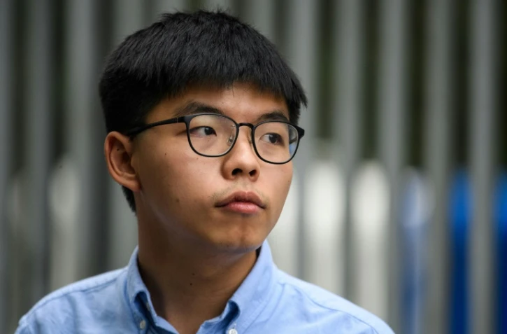 Le militant pro-démocratie Joshua Wong s'adresse à la presse le 29 octobre 2019 à Hong Kong