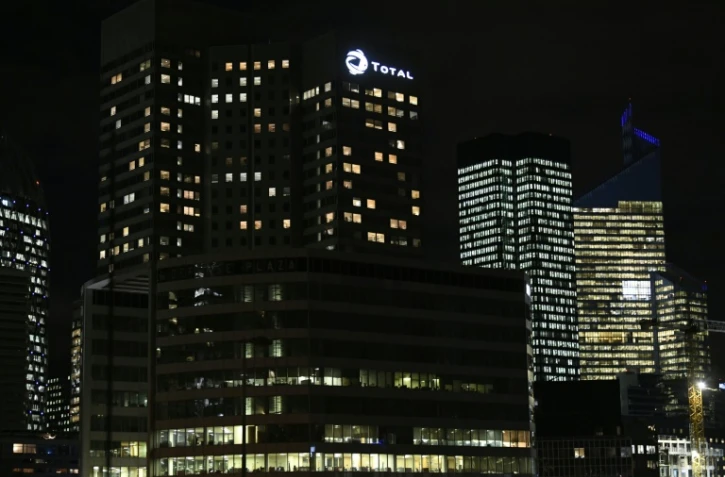 Le siège social du groupe Total, dans le quartier d'affaires de La Défense, près de Paris, le 28 novembre 2017