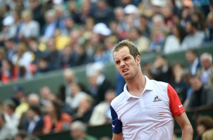 Le Français Richard Gasquet lors de son quart de finale perdu contre l'Ecossais Andy Murray, le 1er juin 2016 à Roland-Garros