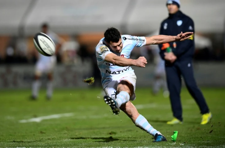 L'ouvreur du Racing 92 Dan Carter face à Castres, le 23 décembre 2016 à Colombes