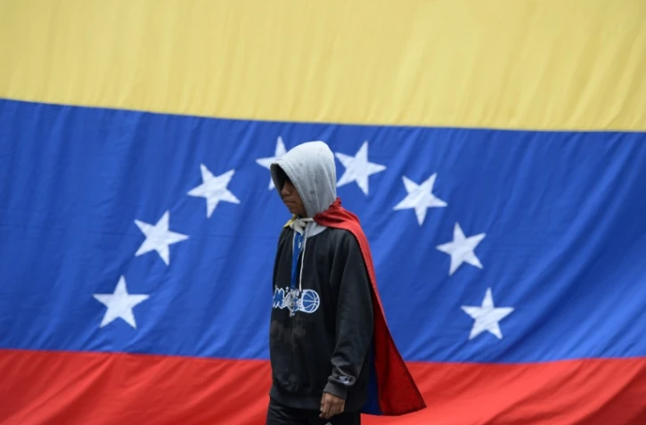 Un militant de l'opposition vénézuélienne manifeste le 10 juillet 2017 à Caracas
