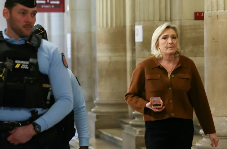 Marine Le Pen à la Cour d'appel de Paris, le 15 janvier 2026