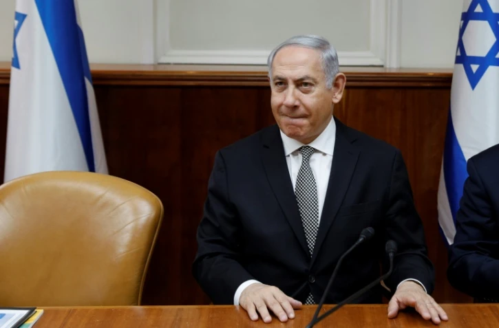 Le Premier ministre israélien Benjamin Netanyahu, le 25 février 2018 dans son bureau à Jérusalem