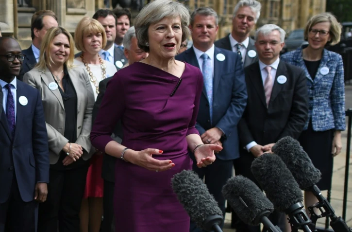 Theresa May le 7 juillet 2016 à Londres 