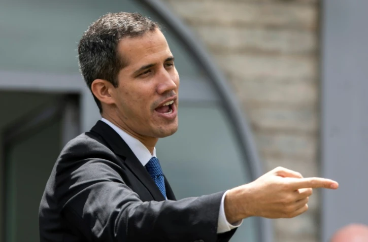 L'opposant et président vénézuélien autoproclamé Juan Guaido, le 28 février à Brasilia