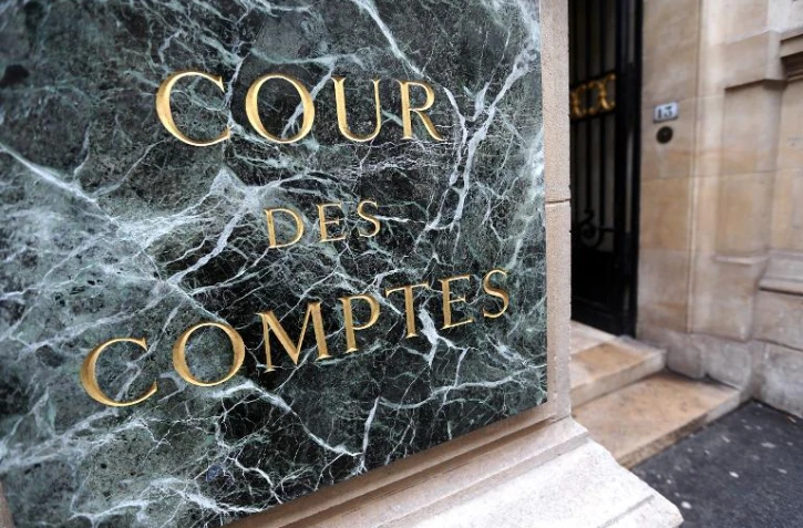 La façade de la Cour des comptes à Paris, le 22 janvier 2013