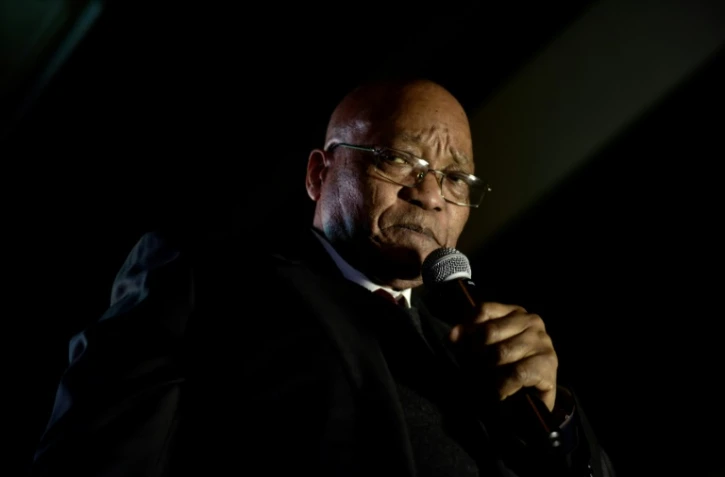 Jacob Zuma, président sud-africain, le 08 août 2017, devant le parlement du pays, au Cap
