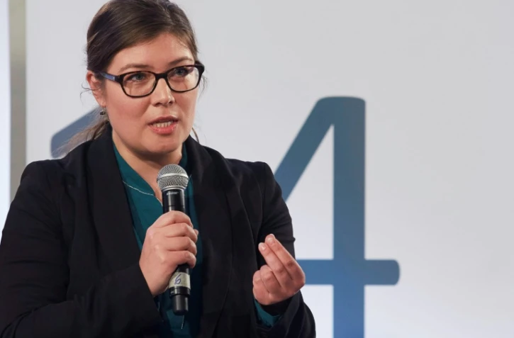 Sara Olsvig, directrice de l'Unicef au Groenland, en novembre 2014 à Nuuk