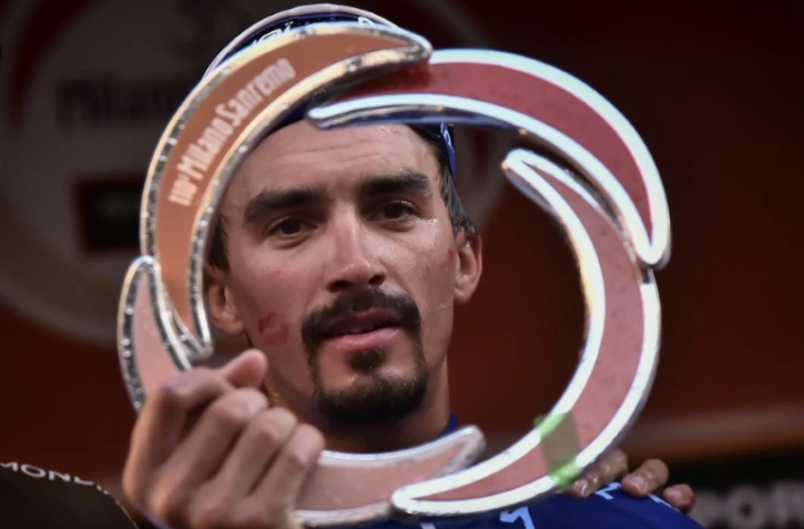 Le Français Julian Alaphilippe remporte Milan-Sanremo le 23 mars 2019