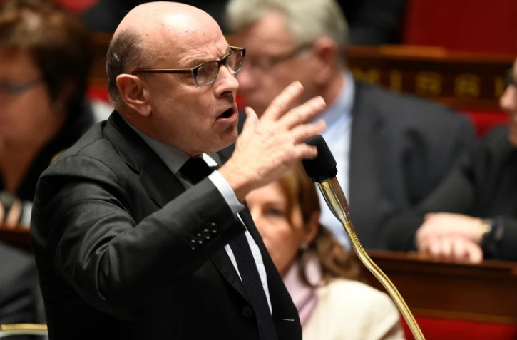 Jean-Marie Le Guen, secrétaire d'Etat aux Relations avec le Parlement, le 15 décembre 2015 à l'assemblée nationale à Paris