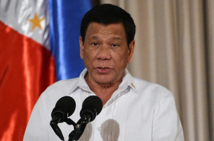 Rodrigo Duterte à Manille, le 6 aout 2018