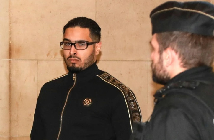 Jawad Bendaoud arrive au palais de justice de Paris pour son procès en appel, le 21 novembre 2018
