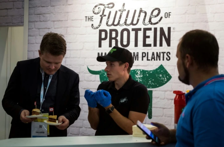 Au Salon international de l'Alimentation (Sial), à Villepinte, près de Paris, le 21 octobre 2018