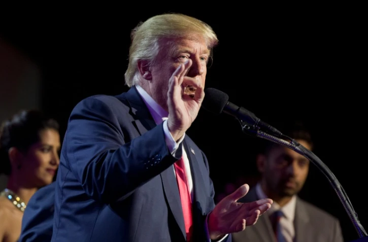 Donald Trump, le 15 octobre 2016 à Edison dans le New Jersey