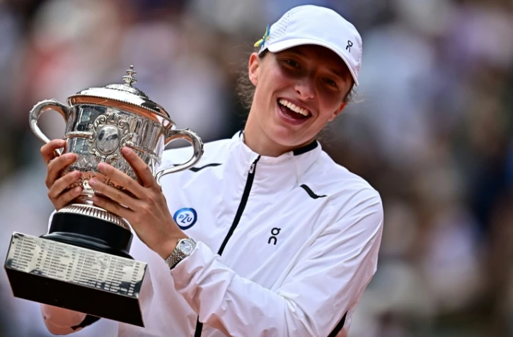 Iga Swiatek à Roland-Garros le 10 juin 2023