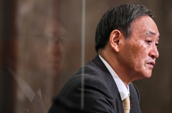 Le secrétaire général du gouvernement japonais Yoshihide Suga, pressenti pour succéder au Premier ministre démissionnaire Shinzo Abe, le 12 septembre 2020 à Tokyo