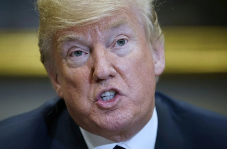 Le président des États-Unis Donald Trump le 20 mars 2018 à la Maison Blanche, à Washington DC