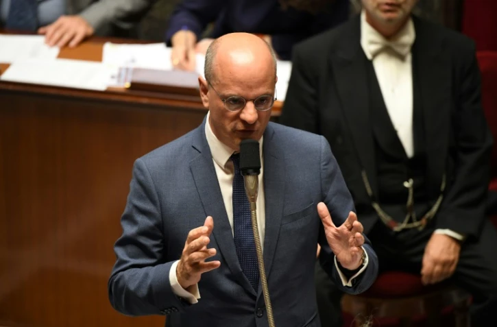 Jean-Michel Blanquer, le ministre de l?Éducation nationale, à l'Assemblée nationale, à Paris, le 12 septembre 2018