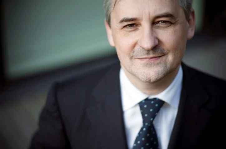 L'ancien conseiller de Nicolas Sarkozy François Pérol, le 2 avril 20098 à Paris