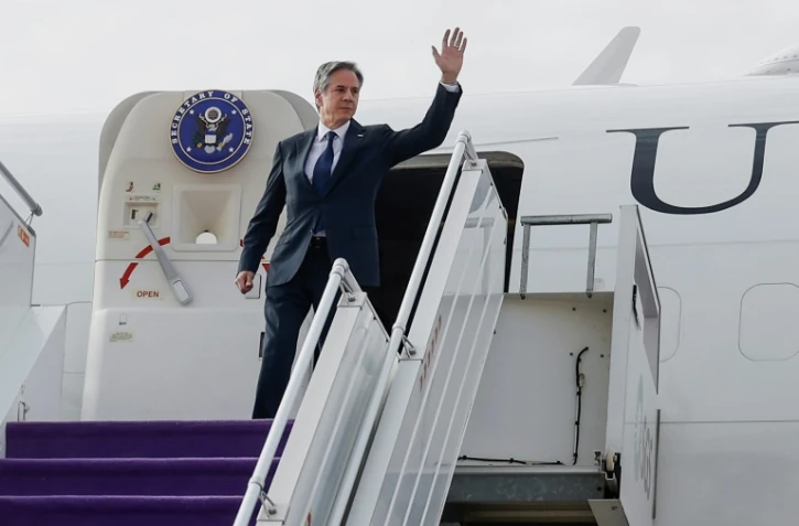 Le secrétaire d'État américain Antony Blinken est en Arabie saoudite, à Riyad le 29 avril 2024