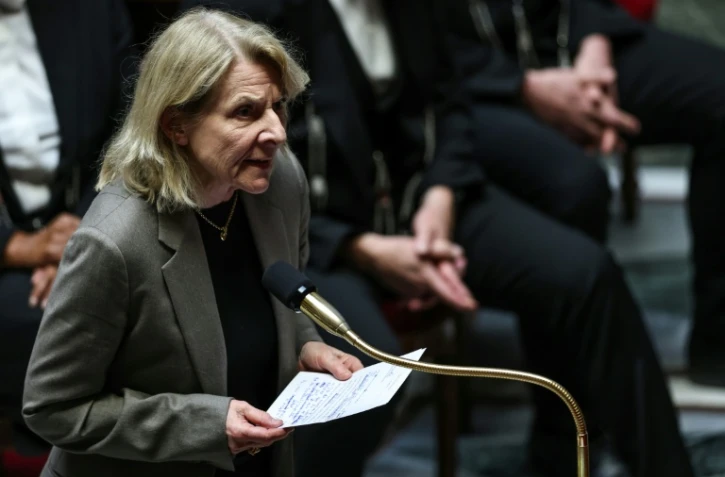 La ministre de la Culture Catherine Pégard à l'Assemblée nationale à Paris le 19 mai 2026