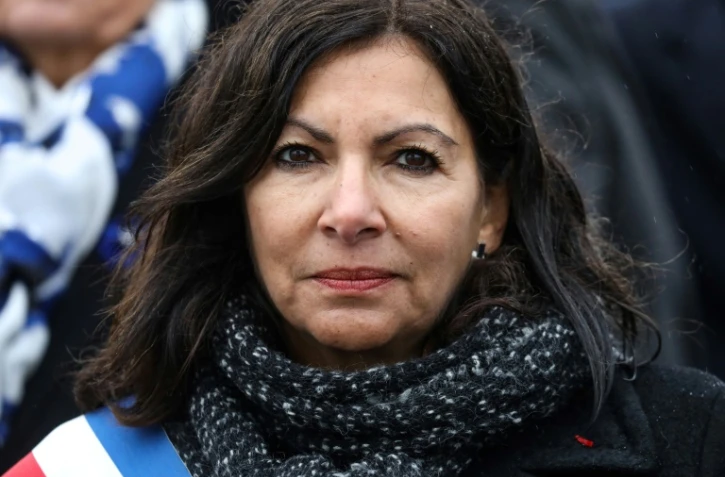 La maire de Paris Anne Hidalgo, le 11 novembre 2019 lors d'une cérémonie à l'Arc de Triomphe