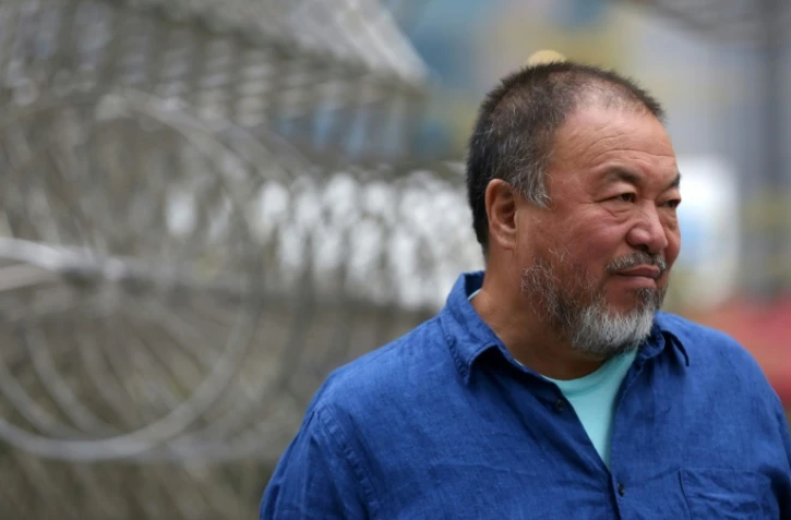 L'artiste chinois Ai Weiwei en mai 2018 à Santiago, au Chili