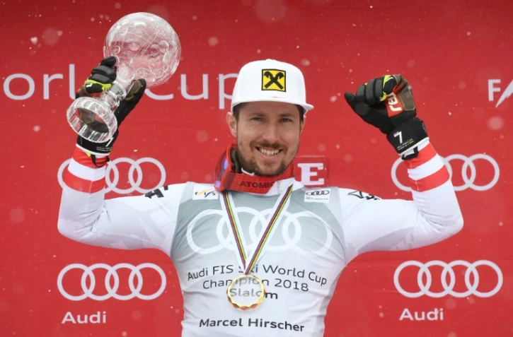L'Autrichien Marcel Hirscher vainqueur du slalom de Levi le 18 novembre 2018
