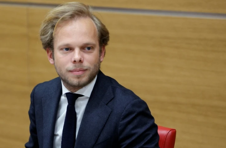 Le député UDR Charles Alloncle, le 8 avril 2026 à l'Assemblée nationale, à Paris
