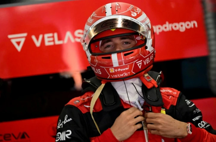Le Monégasque Charles Leclerc (Ferrari) lors des essais libres du GP des Pays-Bas de Formule 1, le 2 septembre 2022 à Zandvoort 