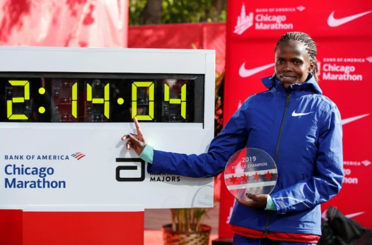 KBrigid Kosgei victorieuse du marathon de Chicago, record du monde à la clé, le 13 octobre 2019
