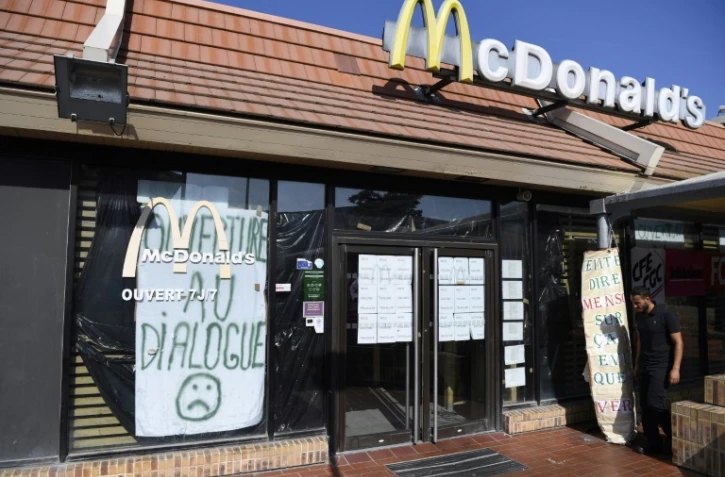 Le McDo de Saint-Bath à Marseille pendant le grève